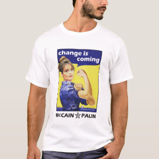 T-shirt Le "changement est" McCain/Parti Républicain