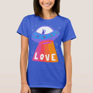 T-shirt Le charme des Aliens de l'espace Martians UFO Cute