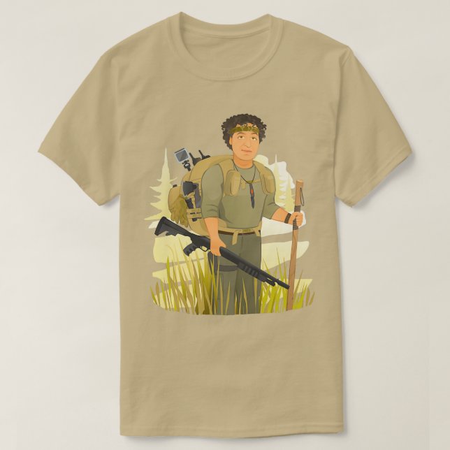 T-shirt Le chasseur (Design devant)