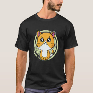 T-shirt Le chat a l'air sinistre