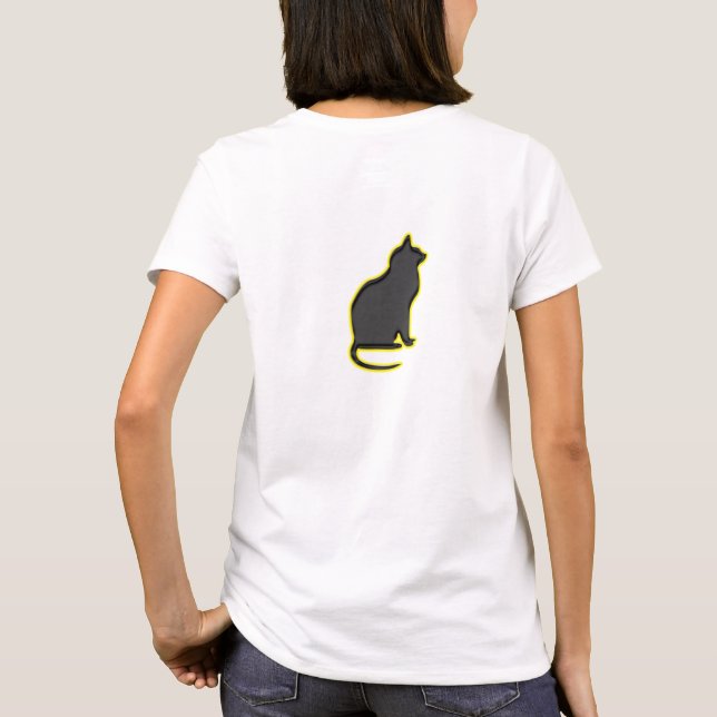 T-shirt Le chat brillant - (Dos)