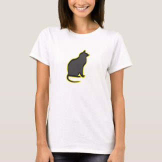 T-shirt Le chat brillant -
