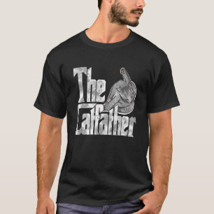 T-shirt Le Chat Catfather Père Mafia Whiskers Homme papa