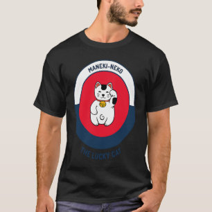 T-shirt Le Chat Chanceux Mignon Maneki Neko