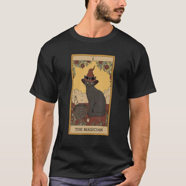 T-shirt Le Chat Classique du Magicien (Devant)