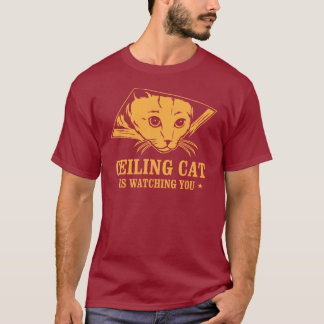 T-shirt Le chat de plafond vous observe