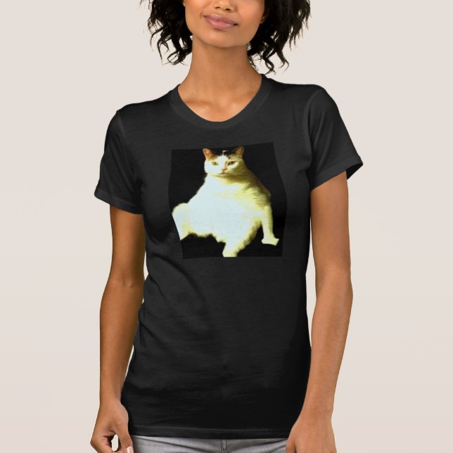 T-shirt Le chat de pose (Devant)