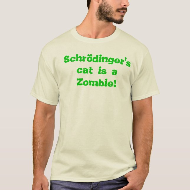 T-shirt Le chat de Schrödinger (Devant)