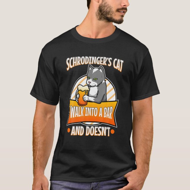 T-shirt Le chat de Schrodinger (Devant)