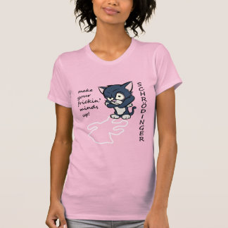 T-shirt Le chat de Schrodinger drôle