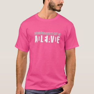 T-shirt Le Chat de Schrödinger est vivant paradoxe scienti