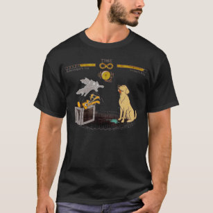 T-shirt Le chat de Schrodinger et le chien de Pavlov
