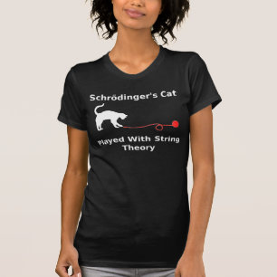 T-shirt Le chat de Schrödinger joué avec la théorie de