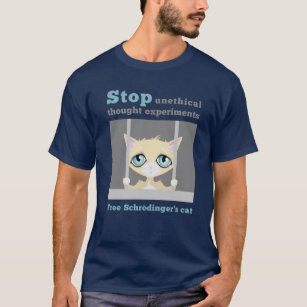 T-shirt Le chat de Schrodinger libre