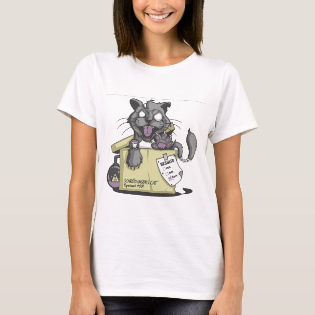 T-shirt Le chat de Schrodinger - nouveau (Devant)