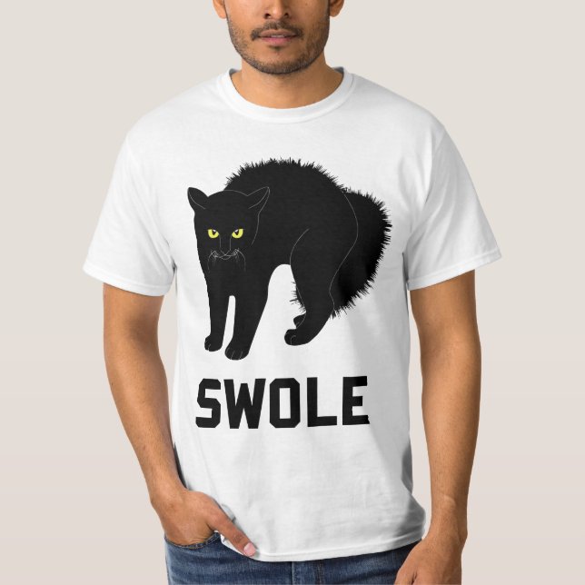 T-shirt Le chat de Swole est chaton Swole (Devant)