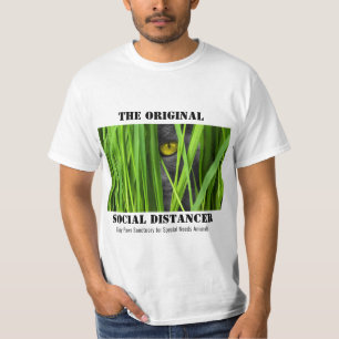 T-shirt Le chat Distancer Social original