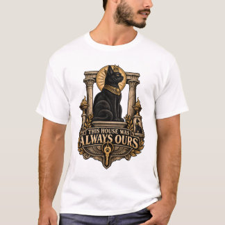 T-shirt Le chat dit que la maison est à nous