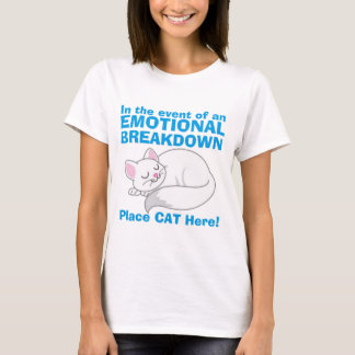 T-shirt Le chat en panne émotionnel Tee