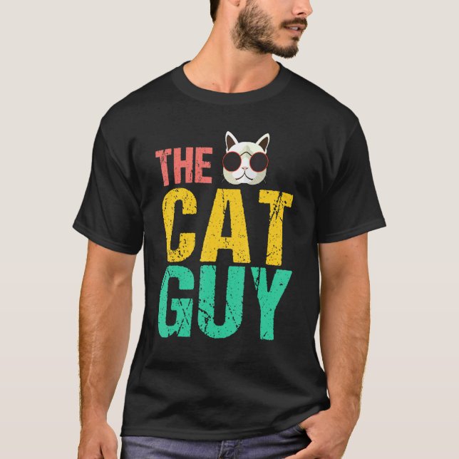 T-shirt Le chat Guy Animal (Devant)