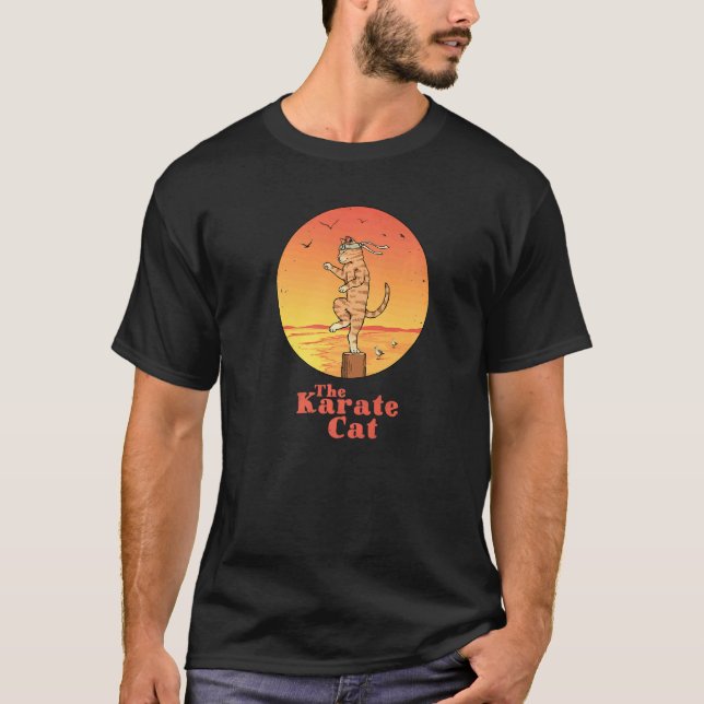 T-shirt Le Chat Karaté (Devant)
