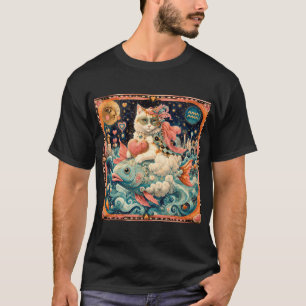 T-shirt Le Chat Masqué sur l'Étoile de Mer