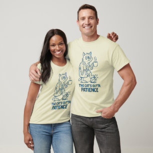 T-shirt Le Chat N'en Peut Plus