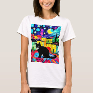 T-shirt Le chat noir 3