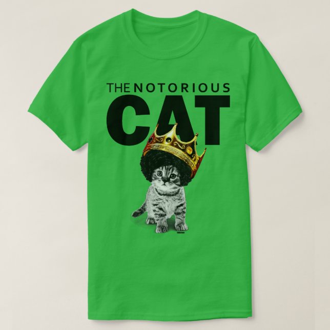 T-shirt Le chat notorius (Design devant)
