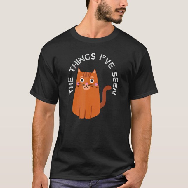 T-shirt Le chat que j'ai vu (Devant)