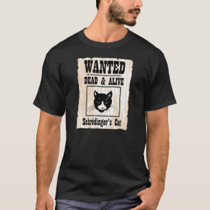 T-shirt Le chat Recherché de Schrodinger