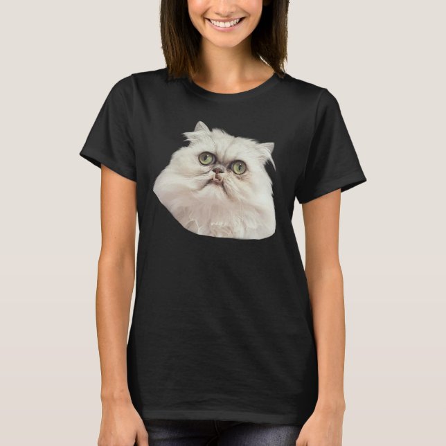 T-shirt Le Chat TRISTE Mème (Devant)