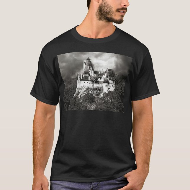 T-shirt Le château de Dracula, son, la Transylvanie (Devant)