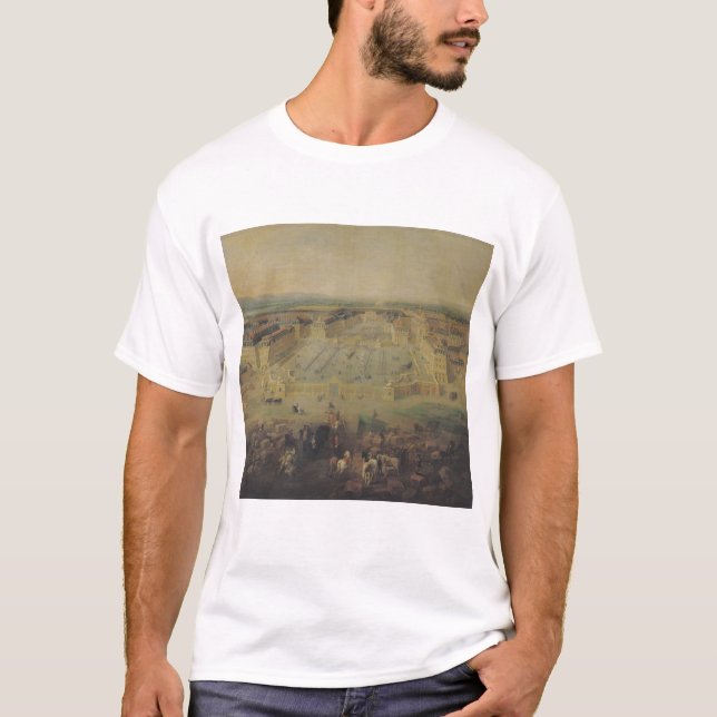 T-shirt Le château De Versailles et l'endroit (Devant)