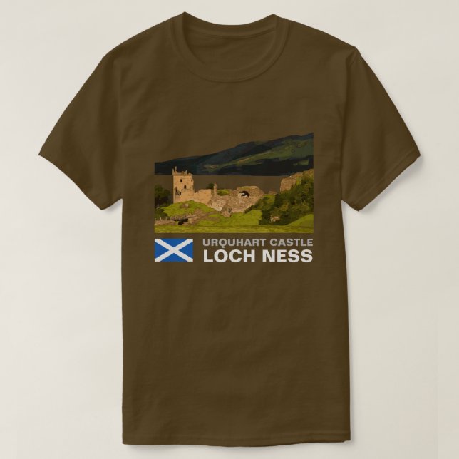 T-SHIRT LE CHÂTEAU D'URQUHART (Design devant)