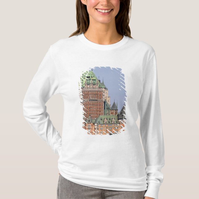 T-shirt Le château Frontenac à Québec, Canada. (Devant)
