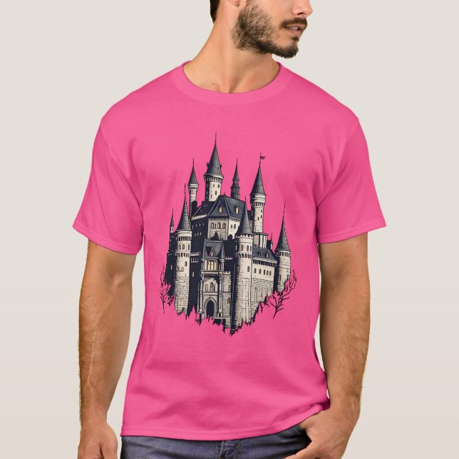 T-shirt Le Château Majestic Silhouette - Un Conte D'Équité (Devant)