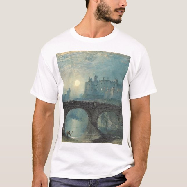 T-shirt Le château William Turner Alnwick (Devant)