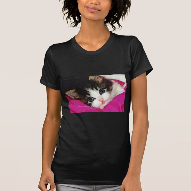 T-shirt Le chaton le plus mignon des mondes (Devant)