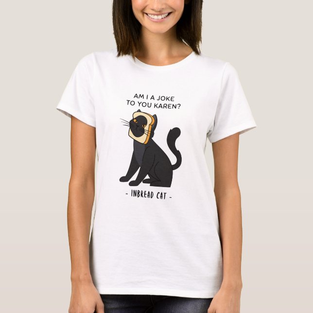 T-shirt Le chat's Meow : A Hilarious Feline Tee karen drôl (Devant)