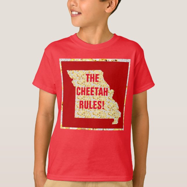 T-SHIRT LE CHEETAH RÈGLE ! (Devant)