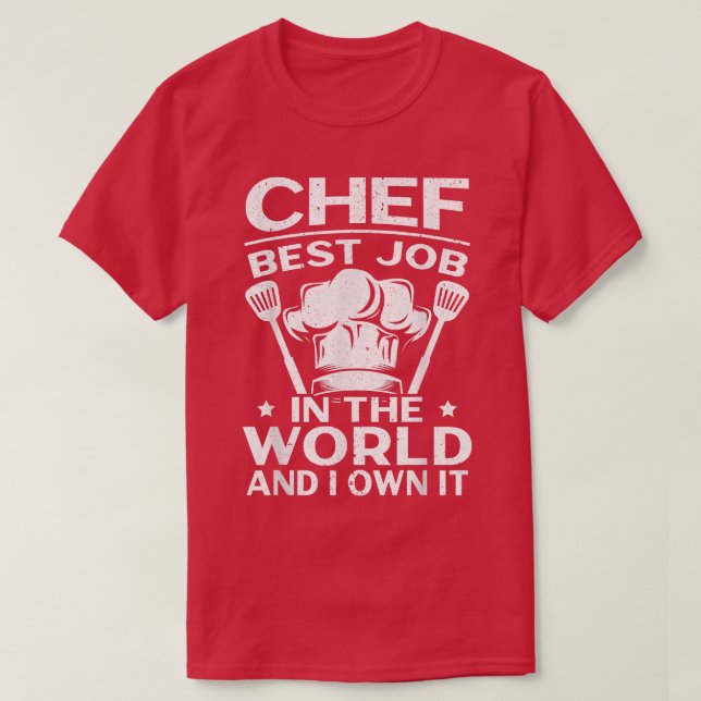 T-shirt Le Chef Dit Déploré Culinaire (Design devant)