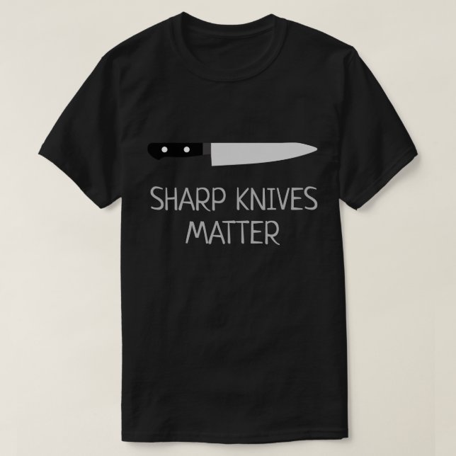T-shirt Le chef Sharp Knives Matt (Design devant)