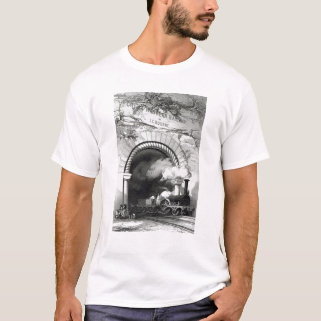 T-shirt Le chemin de fer de Great Western, 1846 (Devant)