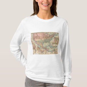 T-shirt Le chemin de fer et la carte militaire de Colton