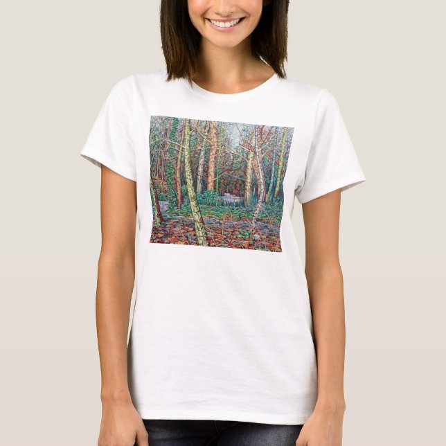 T-shirt Le chemin de janvier (Devant)