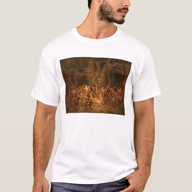 T-shirt Le chêne de Herne "des joyeuses épouses de (Devant)