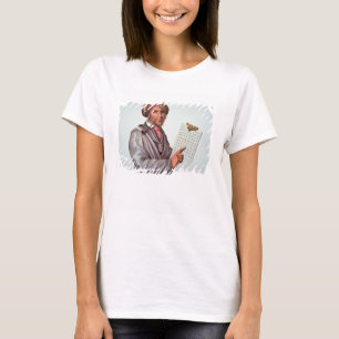 T-shirt Le chercheur cherokee, Sequoyah (1776-1843)