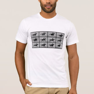 T-shirt Le cheval courant de Muybridge
