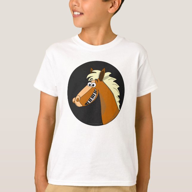 T-shirt Le cheval de piano badine la chemise (Devant)